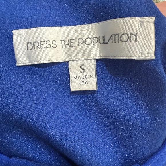 Dress The Population Gwen Strappy Dress Size Small - Picture 5 of 6